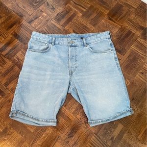 Light Wash Jorts - Jean Shorts